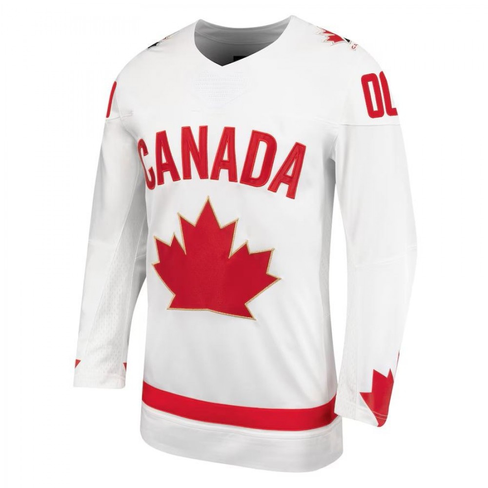 Unisex White Hockey Canada Alternate Replica Custom Jersey-Pro Kit Vault | Brand New 26/27 Sports Jerseys
